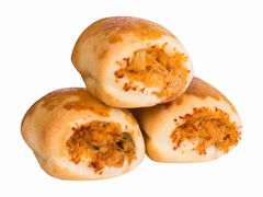 Mini torta de Frango com Palmito 25 Unidades R$16,00